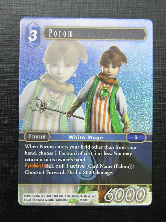 Final Fantasy Cards: POROM 2-135H FOIL # 2I89