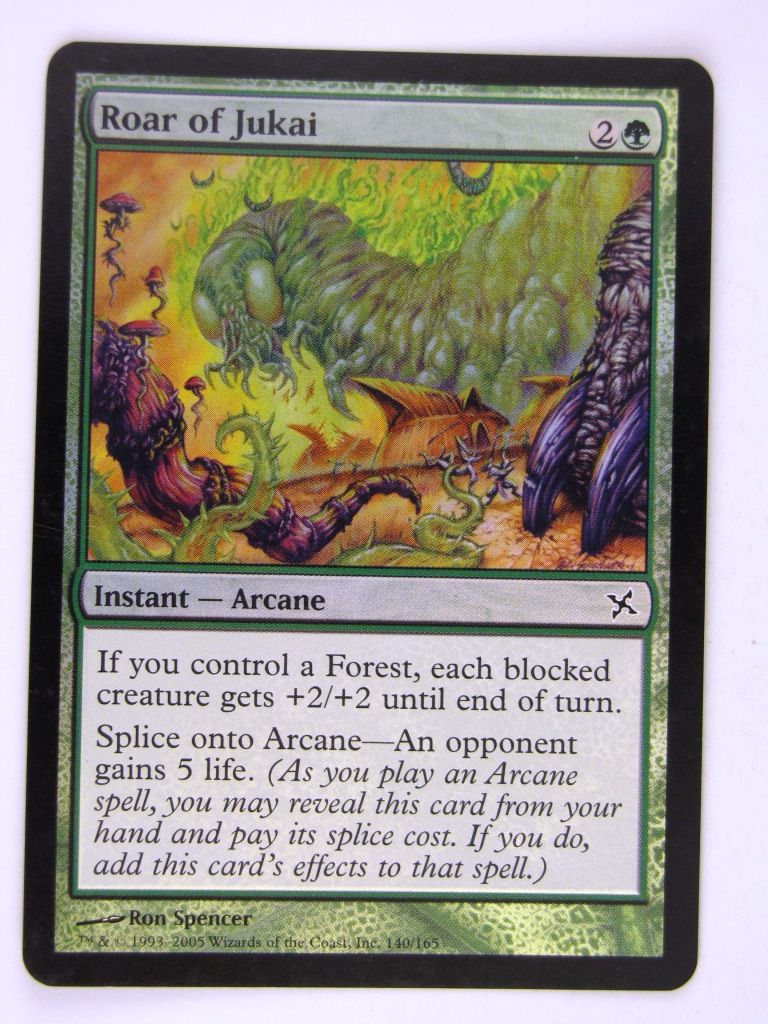 Mtg FOIL - ROAR OF JUKAI - played