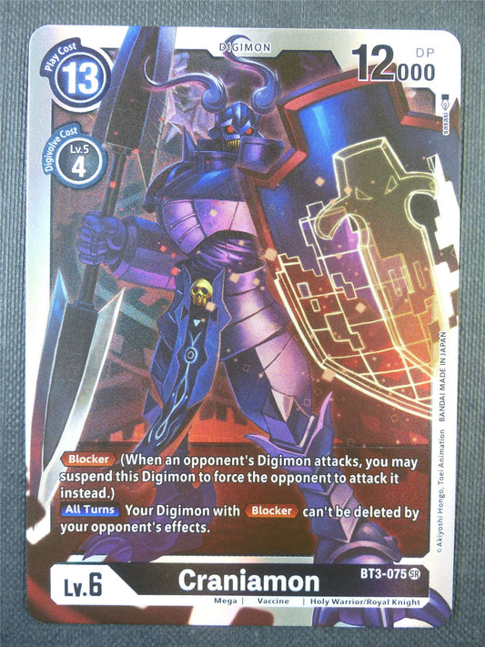 Craniamon BT3-075 SR - Digimon Card #7RY