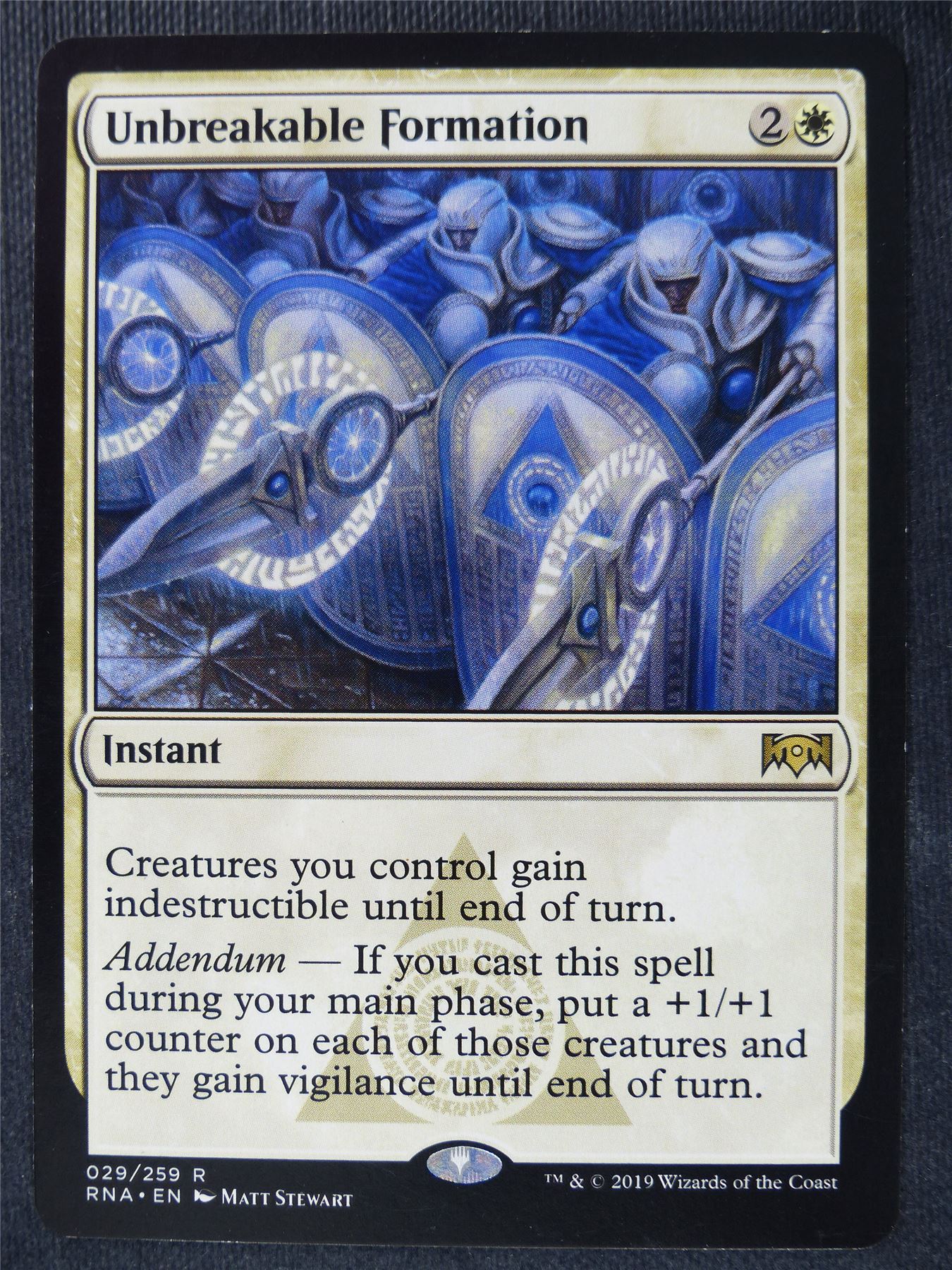 Unbreakable Formation - Mtg Magic Cards #1YC