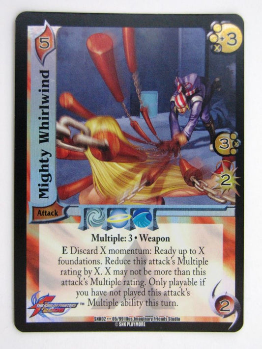 UFS Cards: MIGHTY WHILRWIND 05/99 RARE FOIL # 28H6
