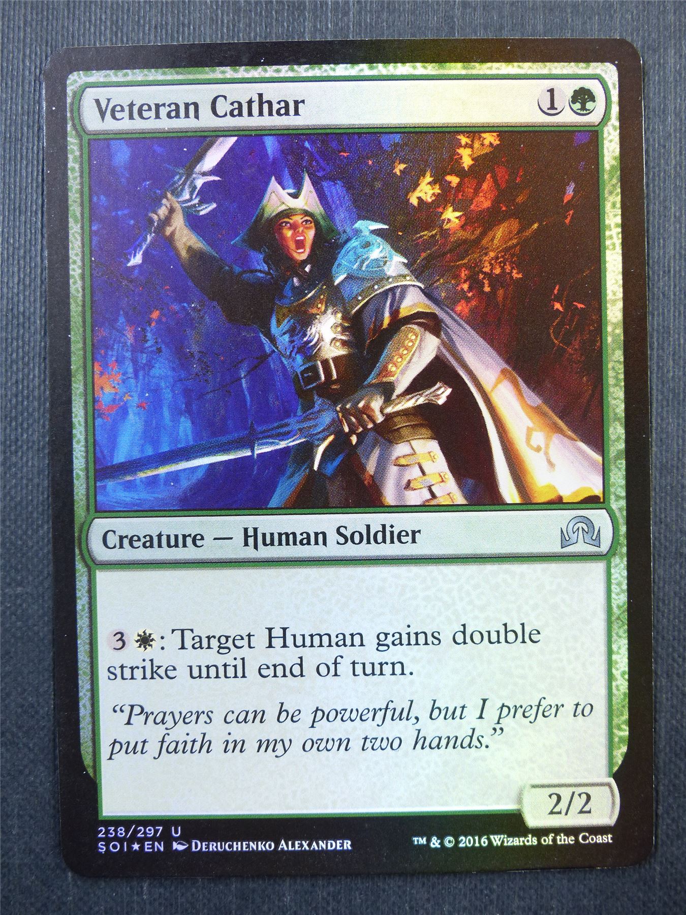 Veteran Cathar Foil - Mtg Card #41V