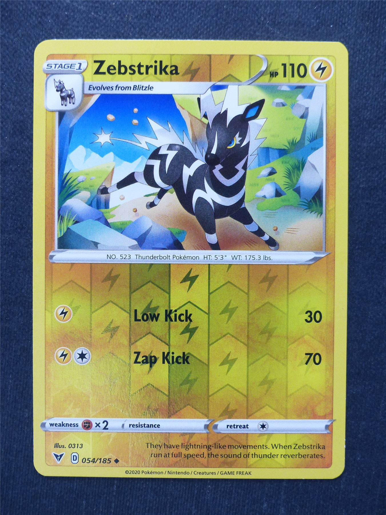 Zebstrika 054/185 Reverse