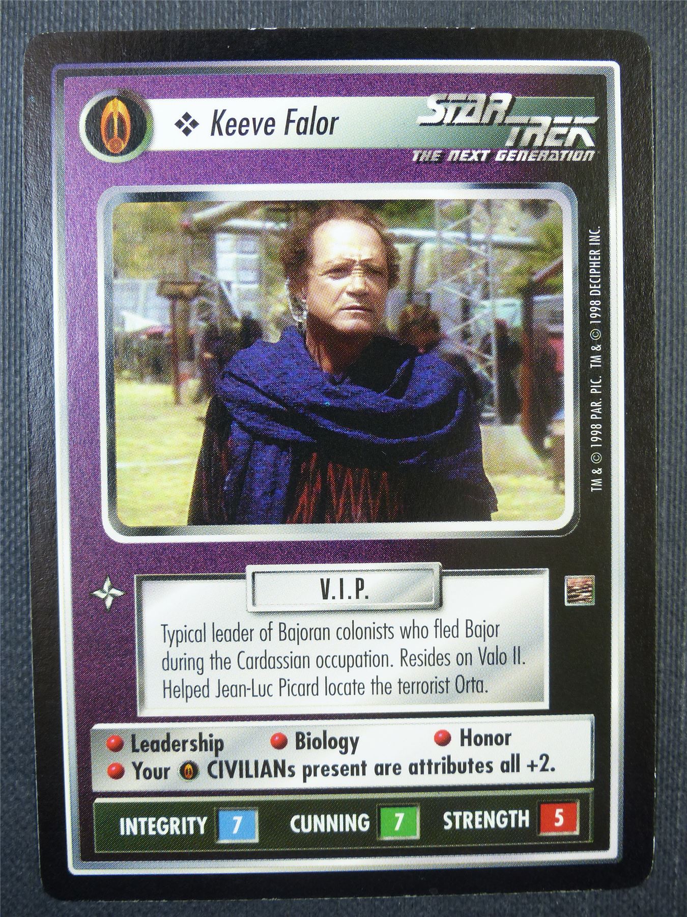 Keeve Falor - NG - Star Trek Card #6OO