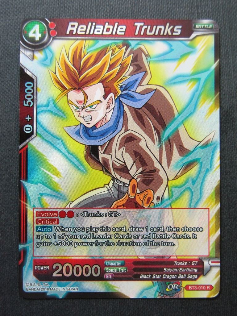 Reliable Trunks R - Dragon Ball Super Cards #U1