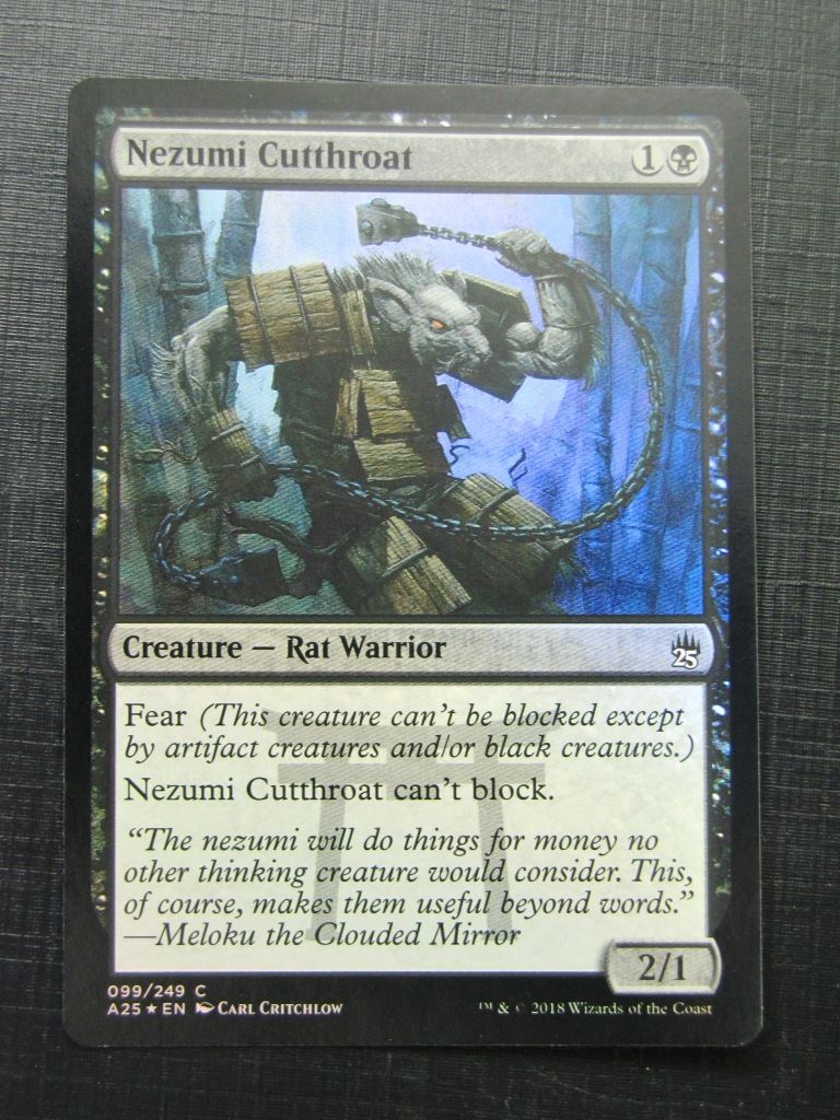 Nezumi Cutthroat Foil - Masters 25 - Mtg Card # 9J71