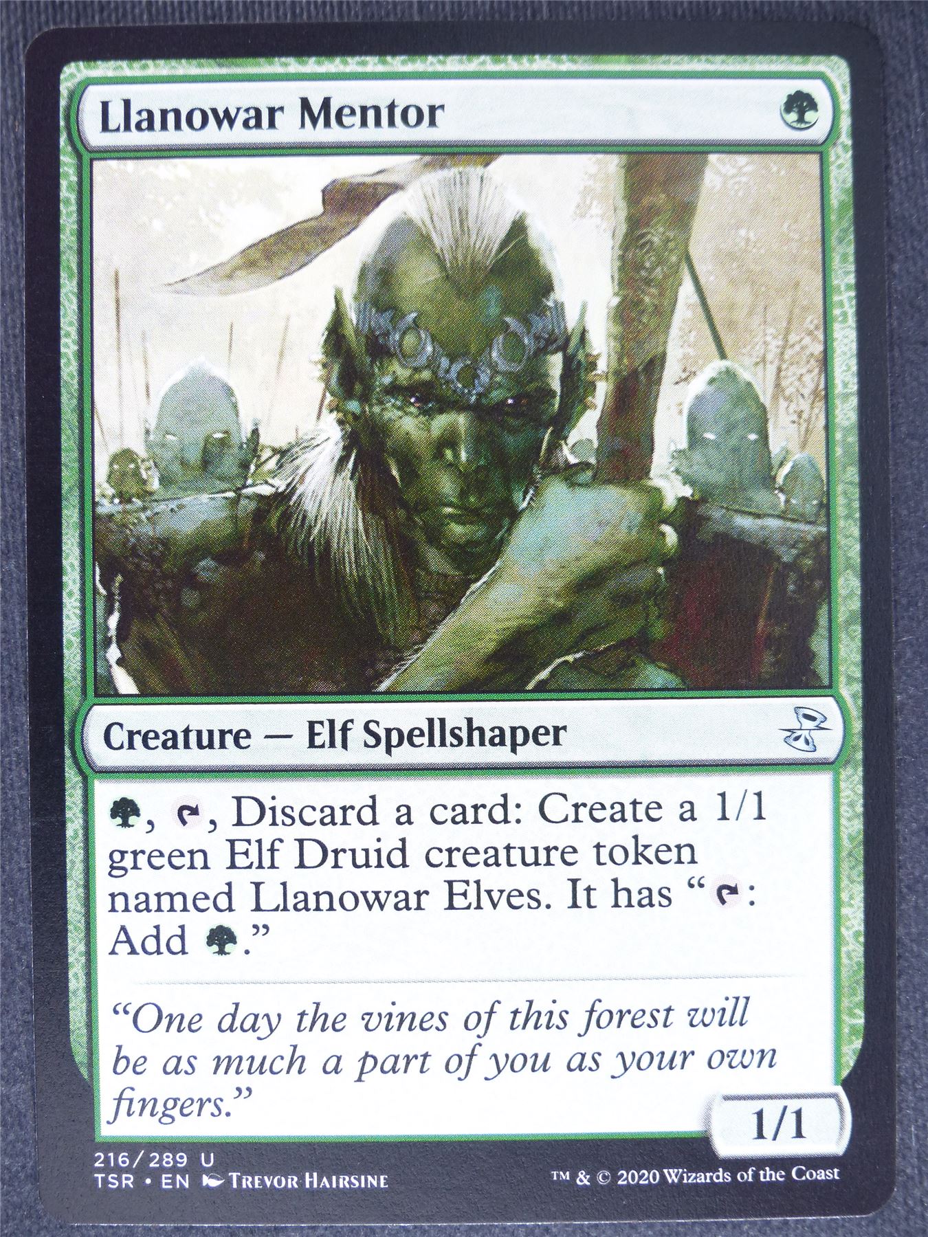 llanowar Mentor - Remastered - Mtg Magic Cards #T0