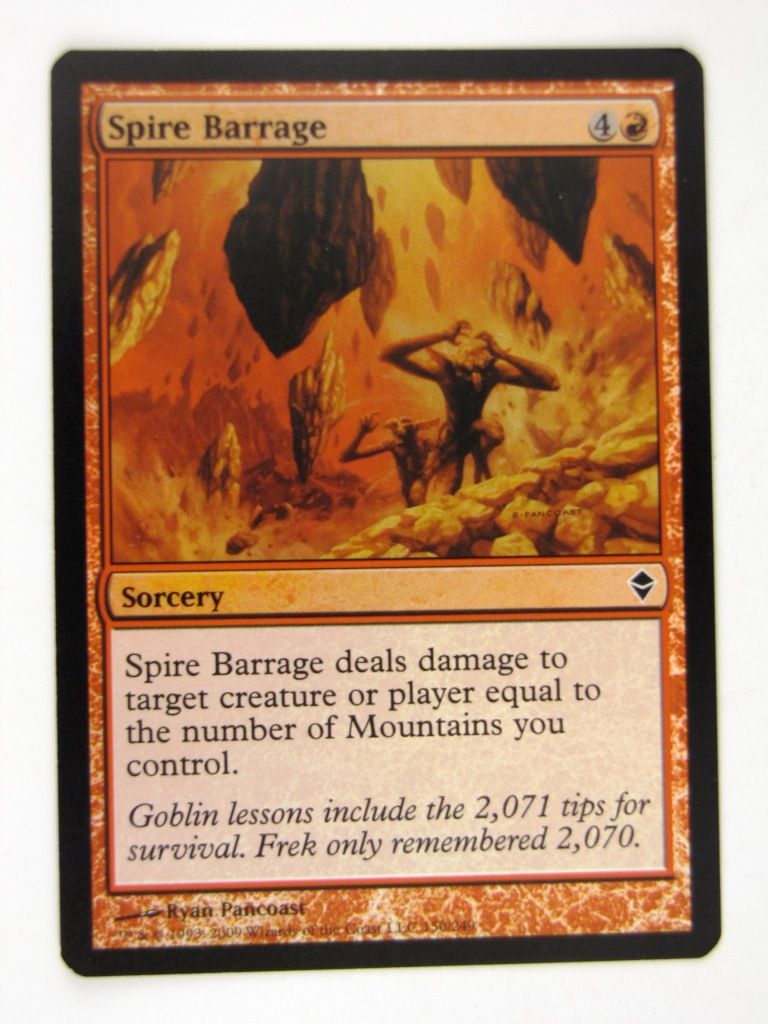 Mtg FOIL - SPIRE BARRAGE - played