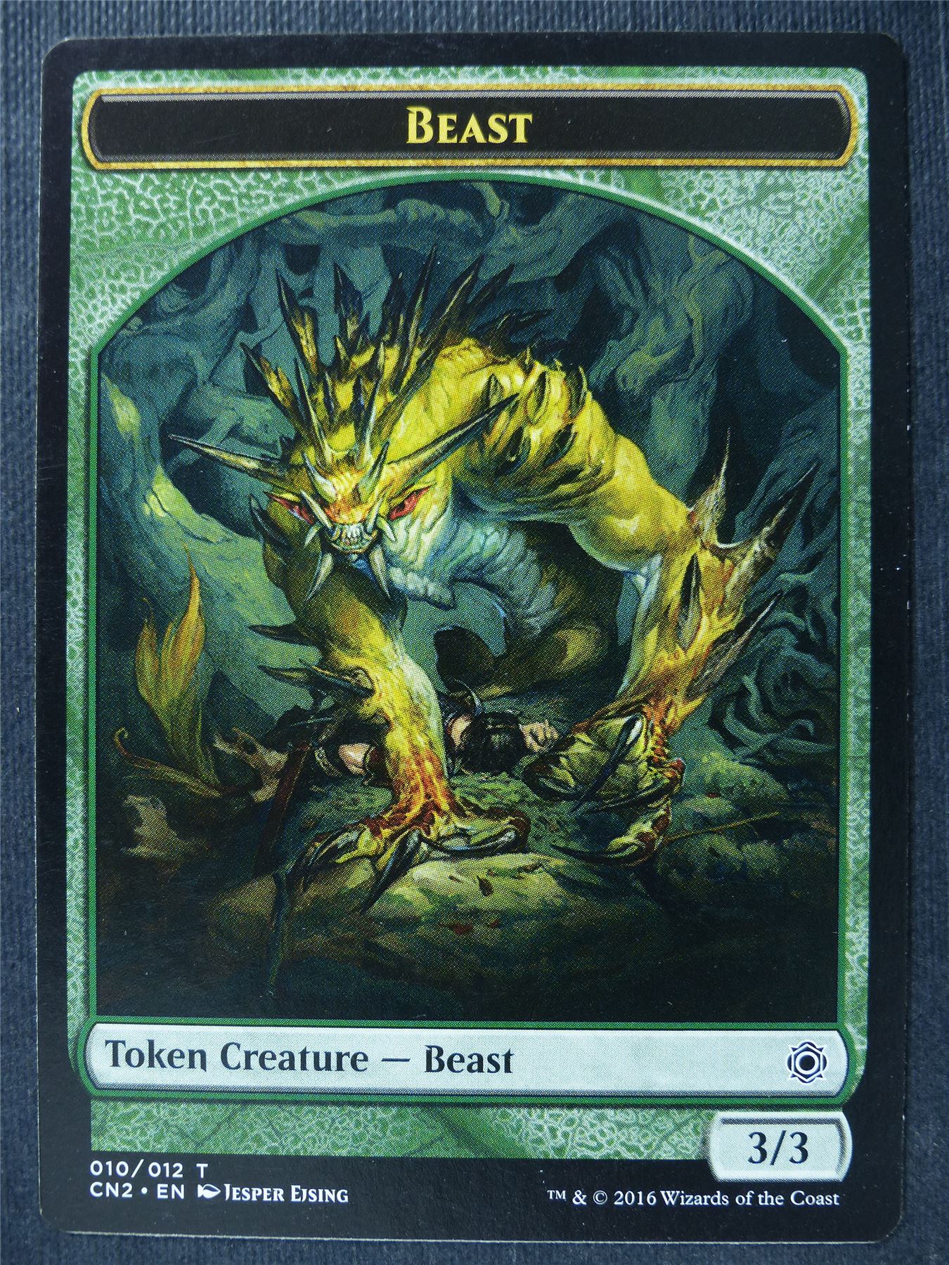 Beast Token - Mtg Card #3X1
