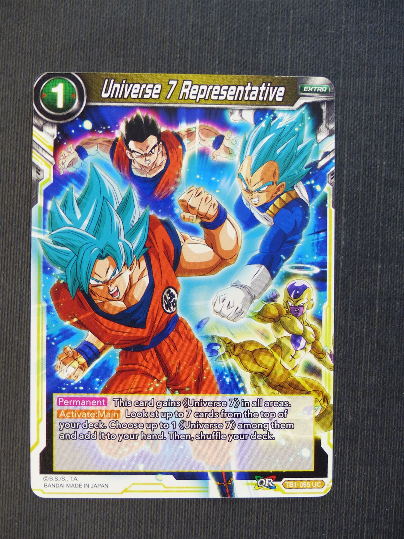 Universe 7 Representative - Dragon Ball Super Cards #4SC