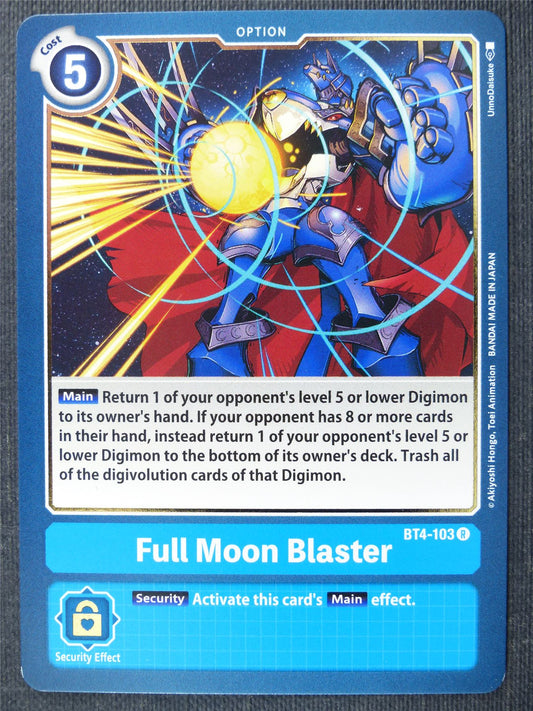 Full Moon Blaster BT4-103 R - Digimon Cards #2WH