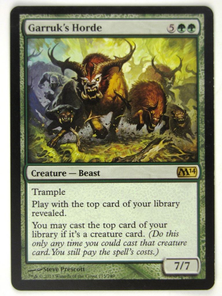 MTG Magic Played Cards: GARRUK'S HORDE # 18G23