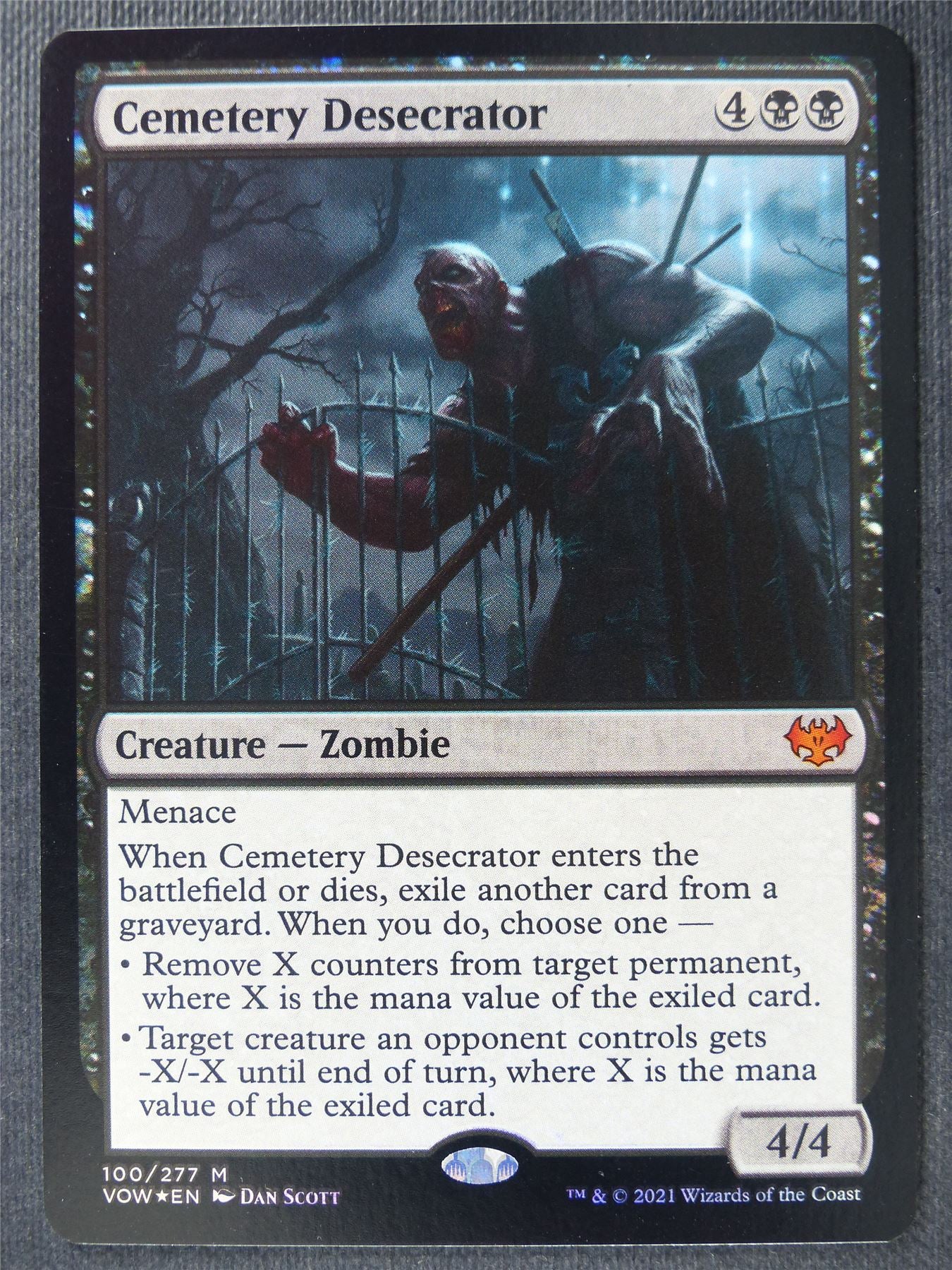 Cemetery Desecrator Foil - Crimson Vow - Mtg Card #2FA