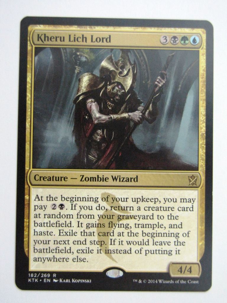 MTG Magic Played Cards: KHERU LICH LORD # 26A2
