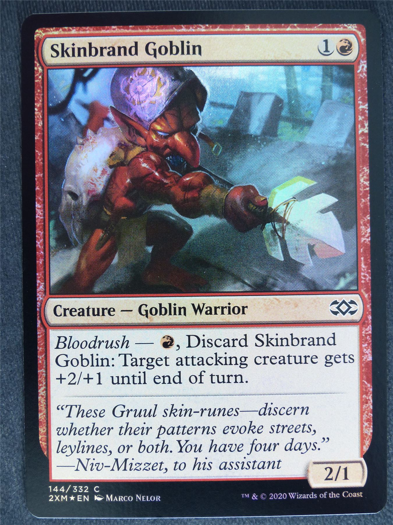 Skinbrand Goblin Foil - Double Masters - Mtg Magic Cards #31