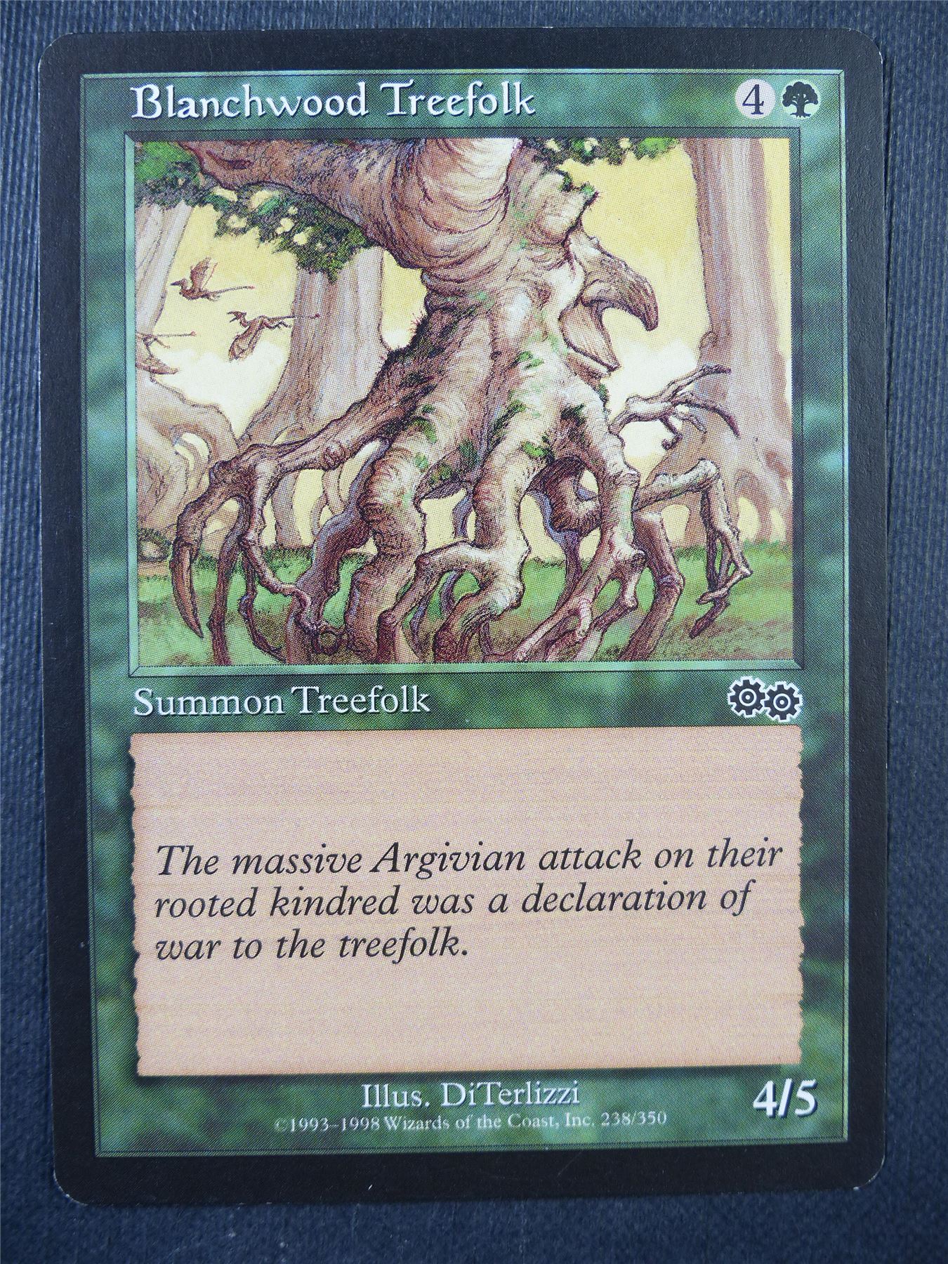 Blanchwood Treefolk - Urza's Saga - Mtg Card #73G