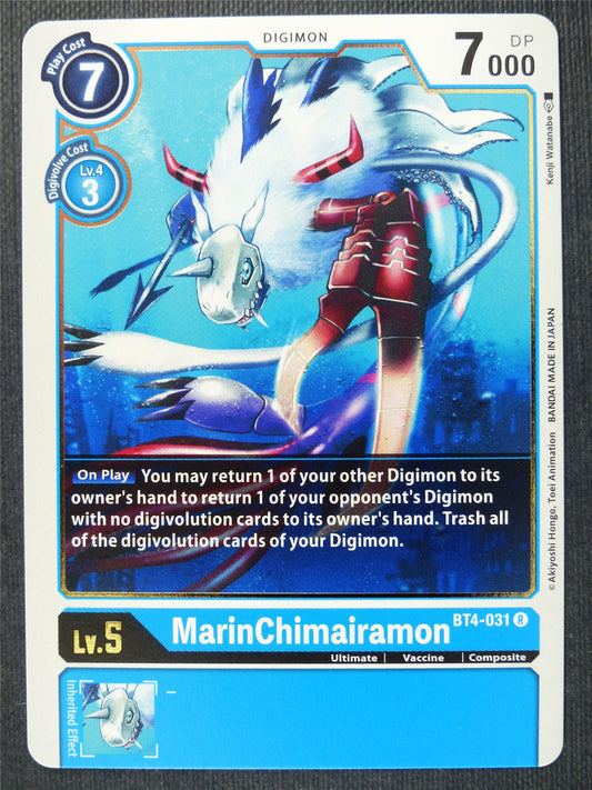 MarinChimairamon BT4-031 R - Digimon Cards #2BF