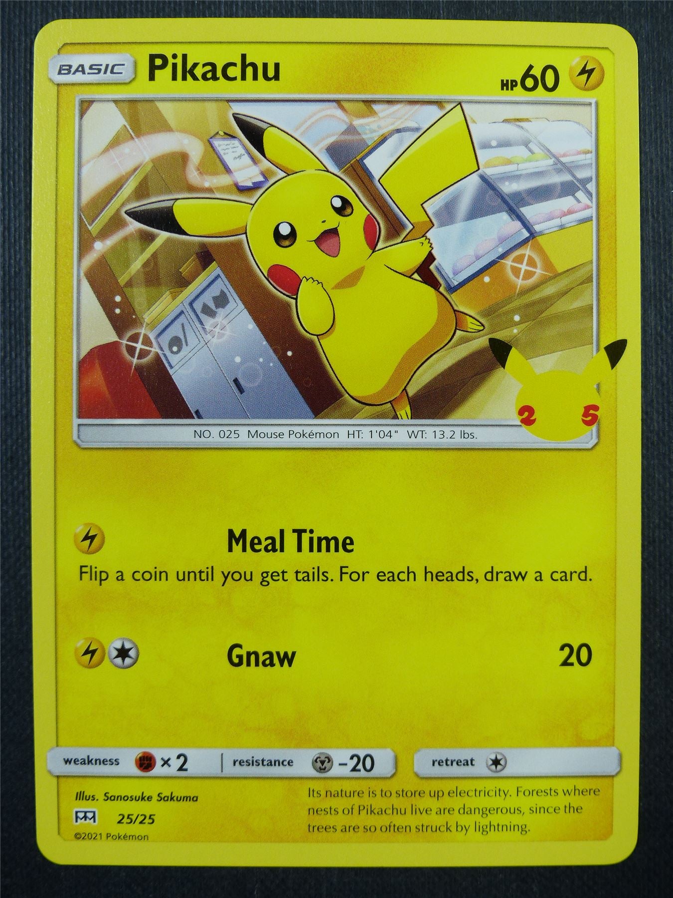 Pikachu 25/25 Promo - Pokemon Card #4QQ