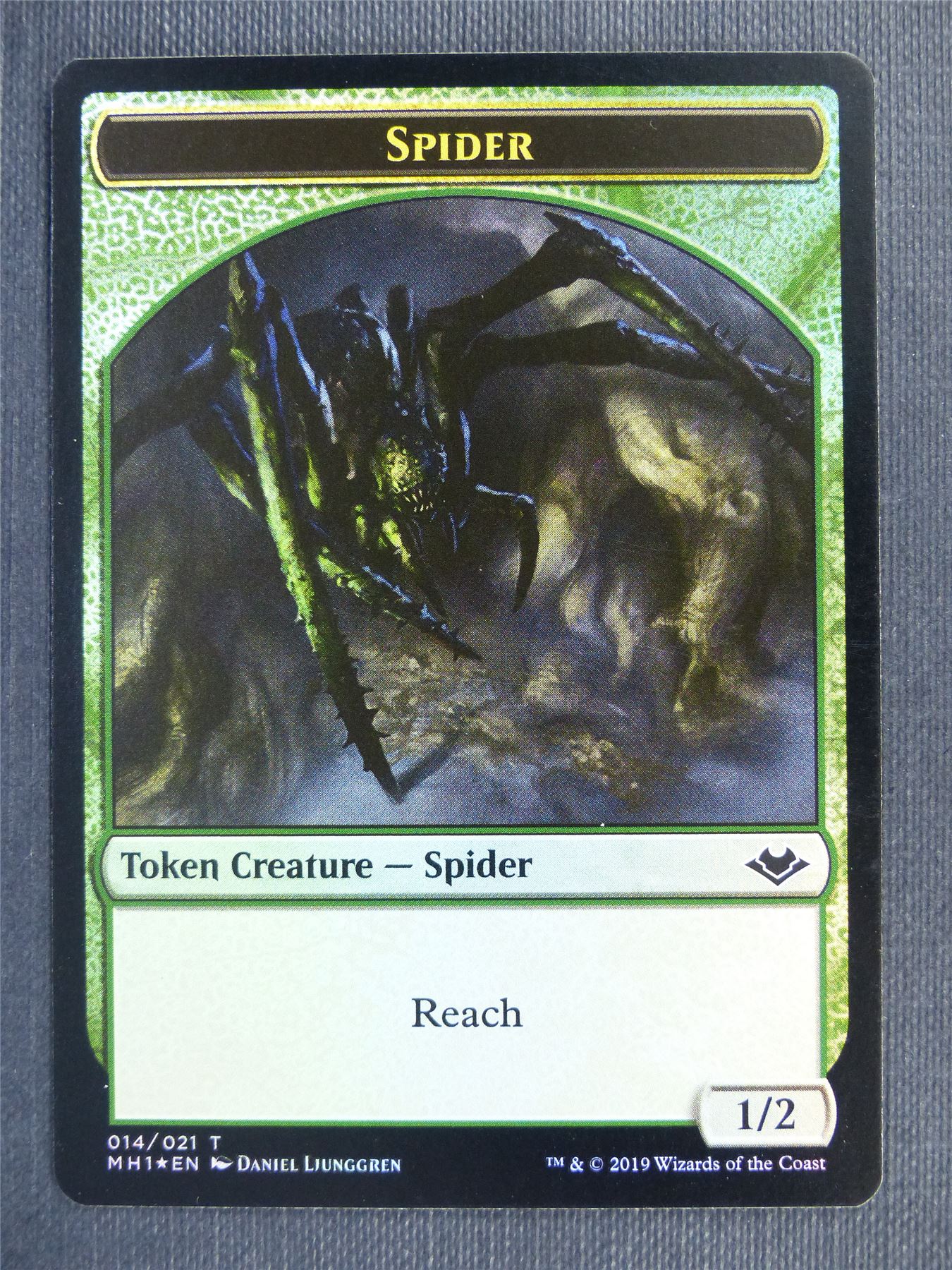 Spider Foil Token - Mtg Magic Cards #3WX