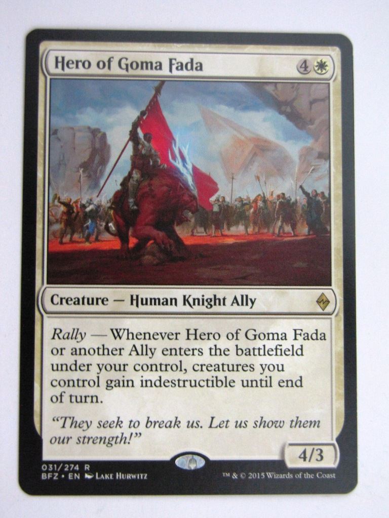 MTG Magic Cards: HERO OF GOMA FADA # 36J32