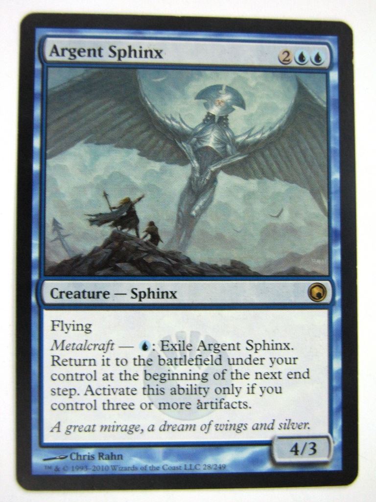 MTG Magic Played Cards: ARGENT SPHINX # 7D36