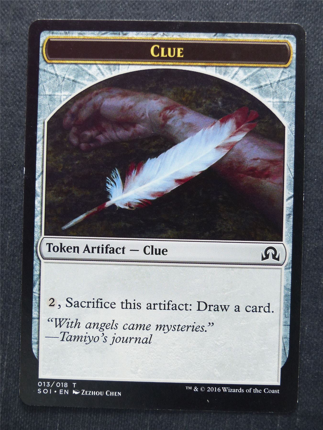 Clue Token - Mtg Magic Card #B6