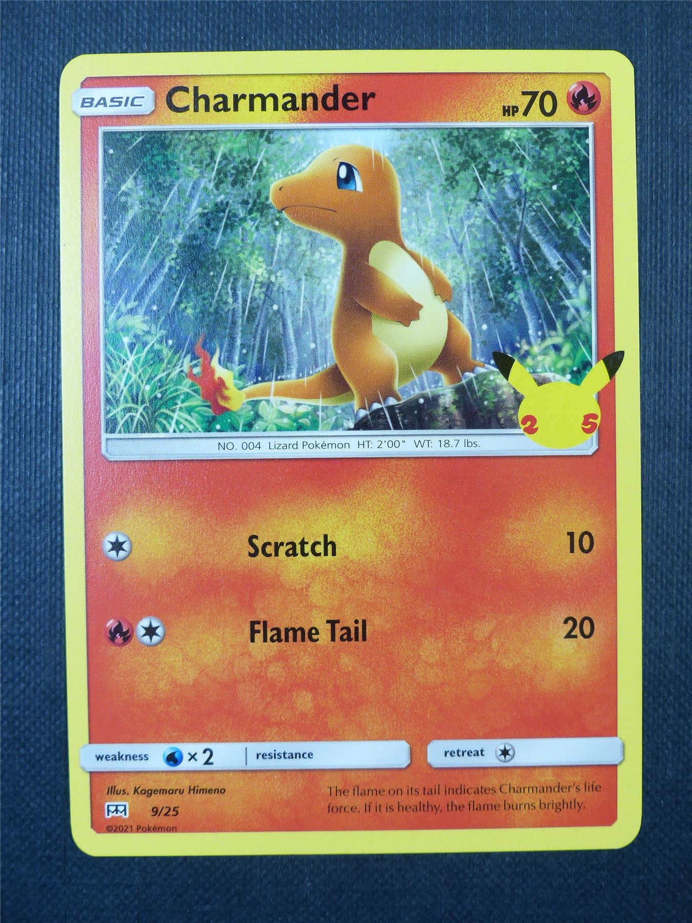 Charmander 9/25 McDonalds Promo - Pokemon Card #9QJ Charmander 9/25 McDonalds Promo - Pokemon Card #9QJ