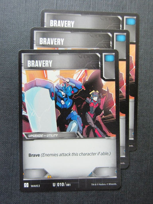 Bravery U 010/081 x3 - Transformers Cards # 7F34