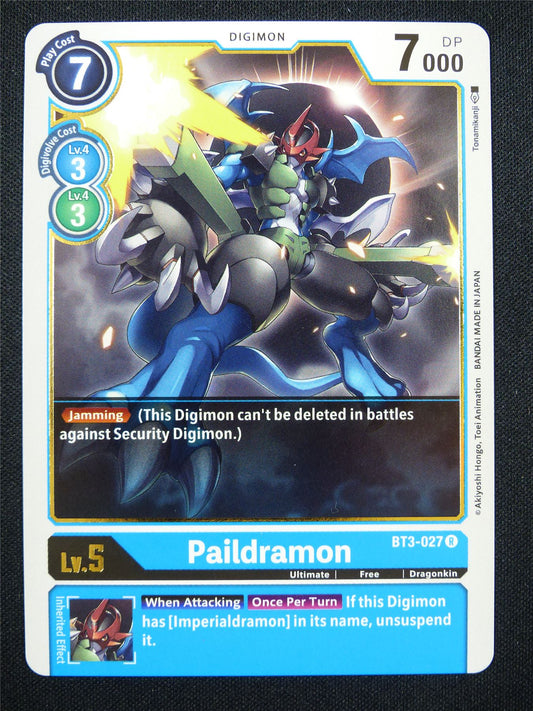 Paildramon BT3-027 R - Digimon Card #9U