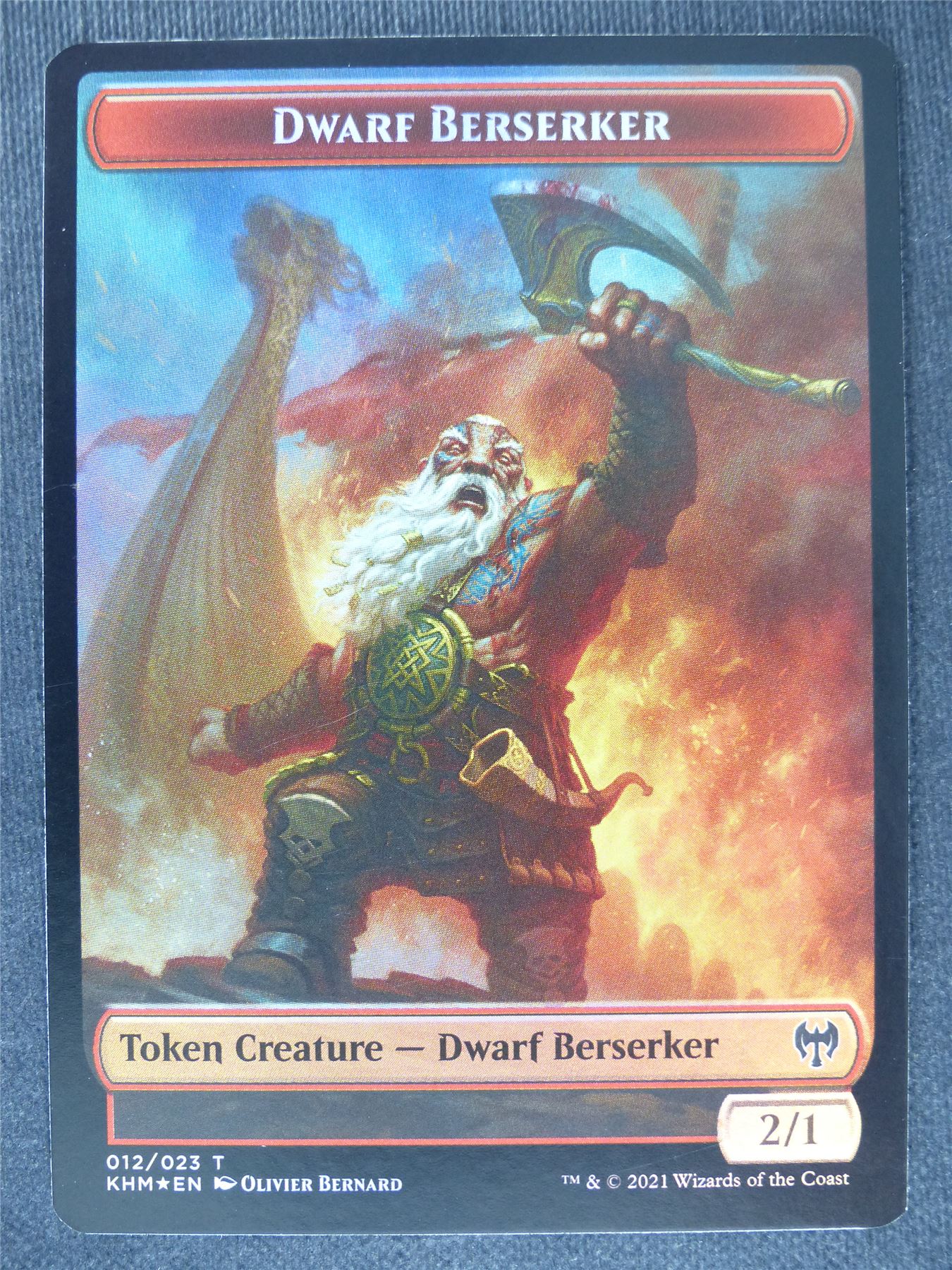Giant Wizard / Dwarf Warrior Token Foil #C5