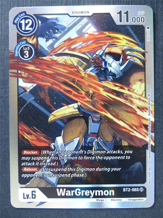 WarGreymon BT2-085 SR Promo - Digimon Card #3CU