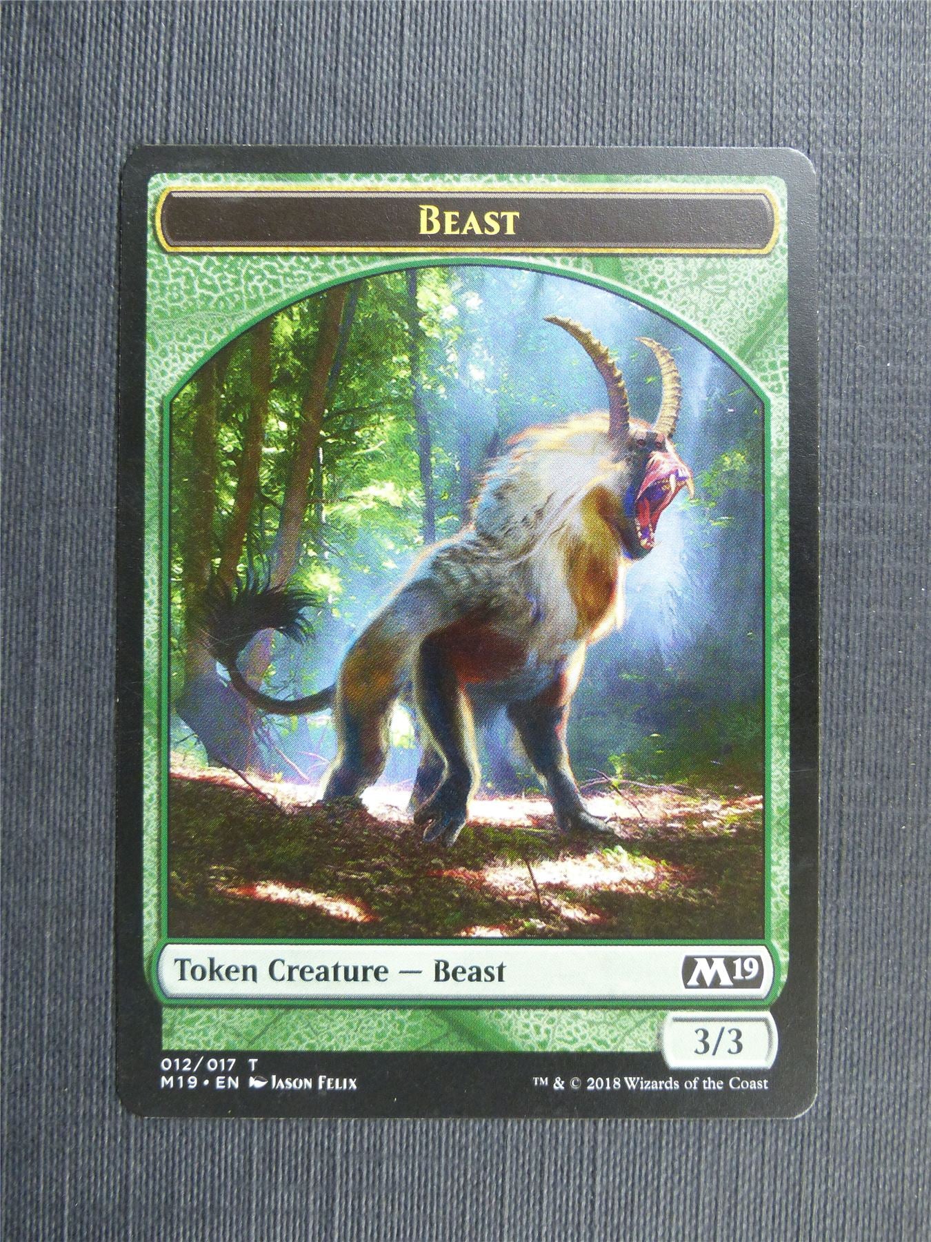 Beast - Token - Mtg Magic Cards #3Q6