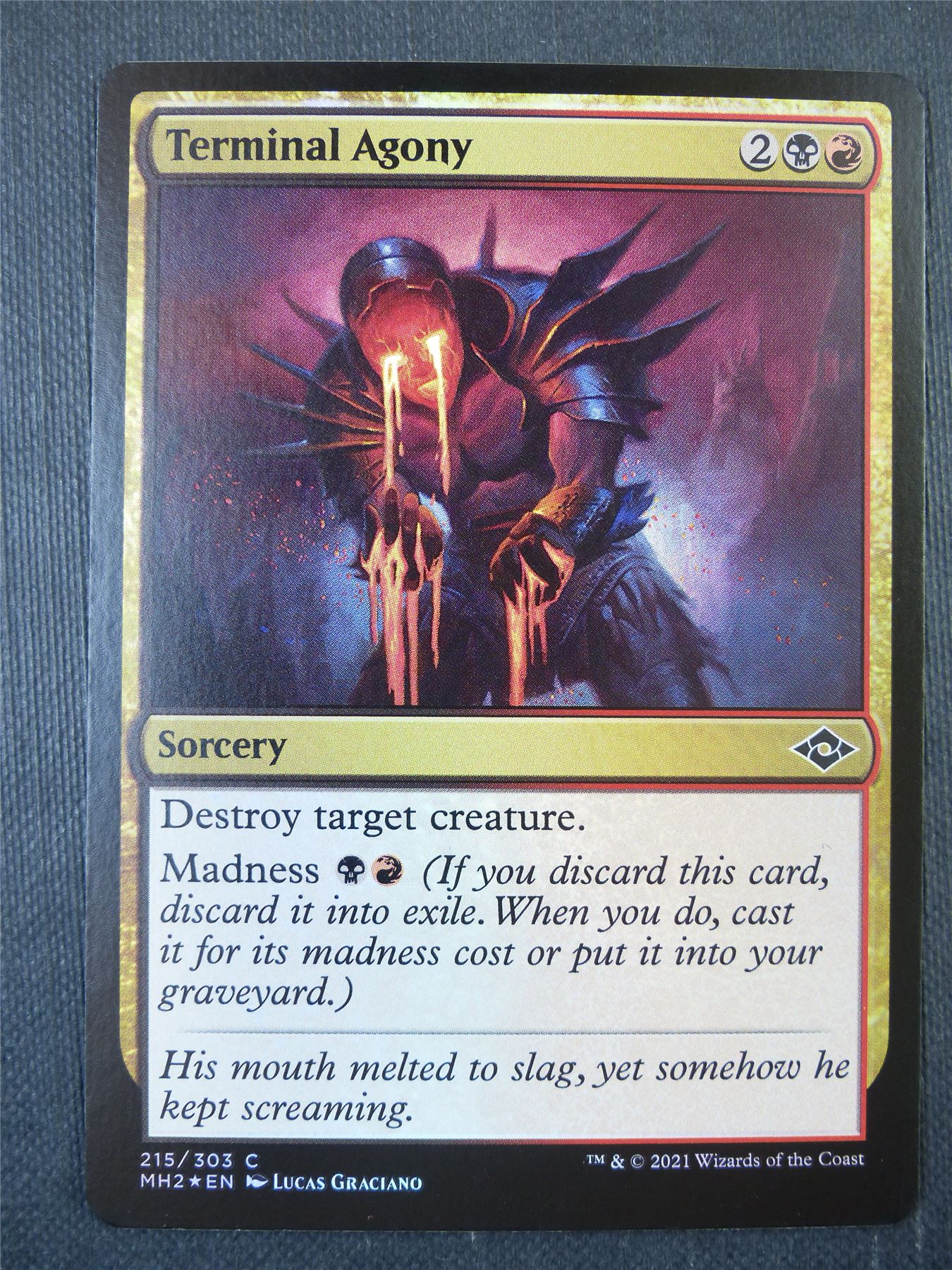 Terminal Agony Foil - Mtg Card #92K