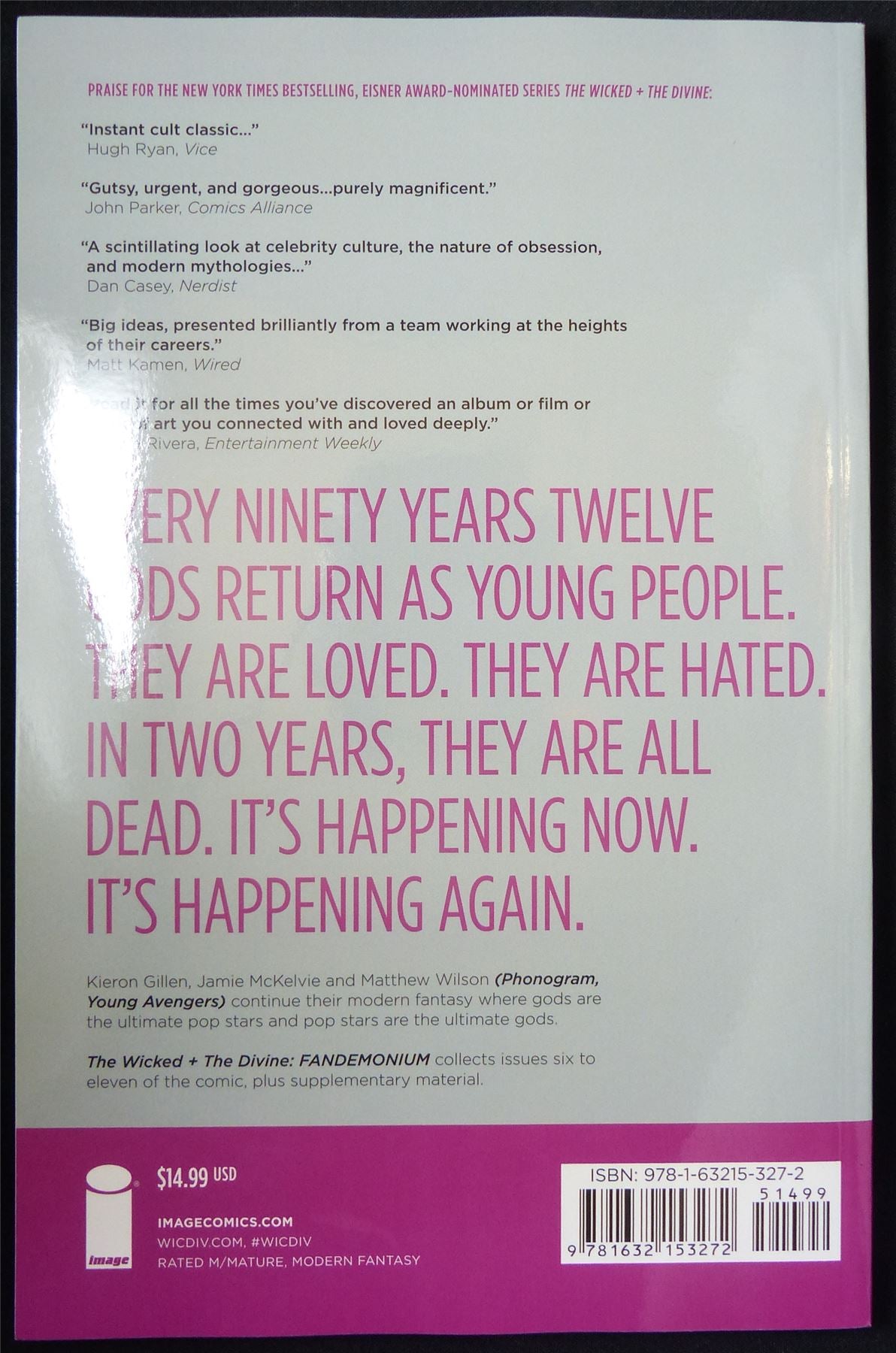 The WICKED & The Divine Volume 2: Fandemonium - Image Graphic Softback #12T