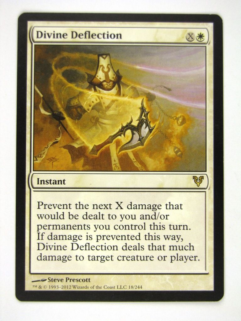 MTG played Cards: DIVINE DEFLECTION # 13D40