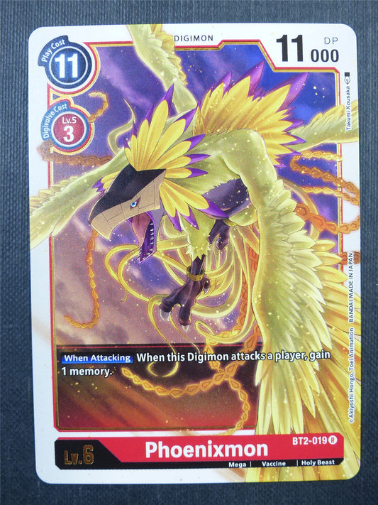 Phoenixmon BT2 R - Digimon Card #43X