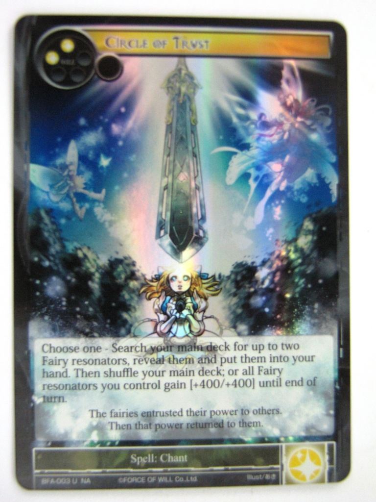 Force Of Will Cards: CIRCLE OF TRUTH FOIL # 13B78