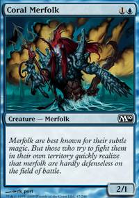 Mtg Magic Card: M10 : Coral Merfolk