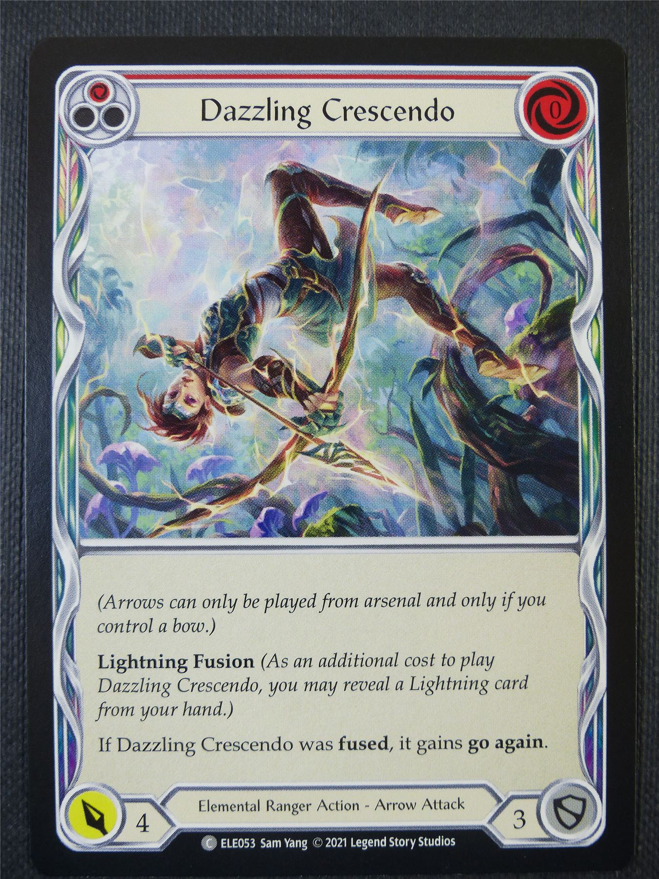 Dazzling Crescendo - Red - Tales of Aria 1st ed - Flesh and Blood Card #634