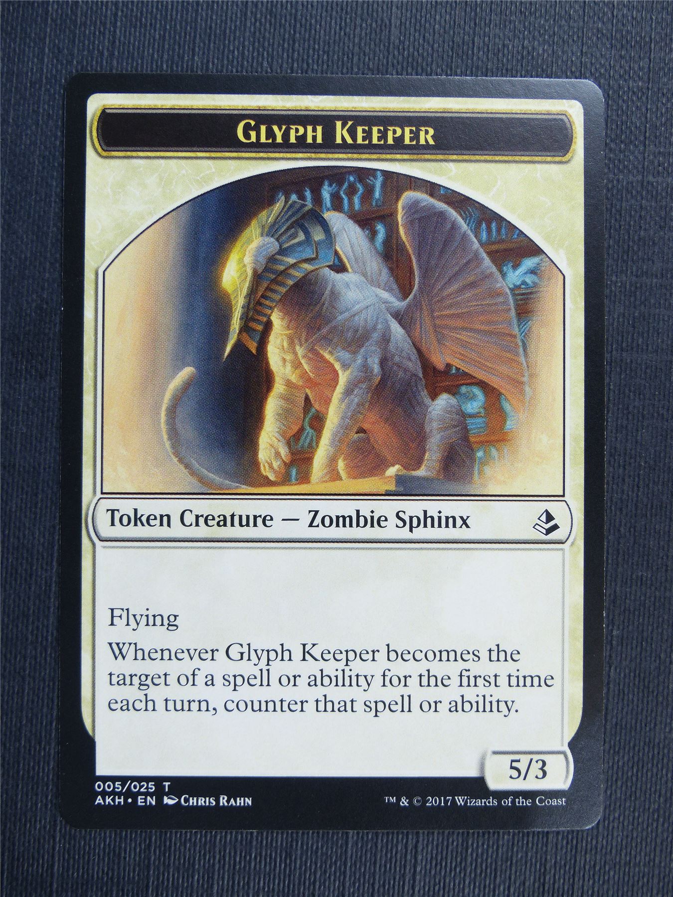 Warrior / Glyph Keeper - Token - Mtg Magic Cards #30A