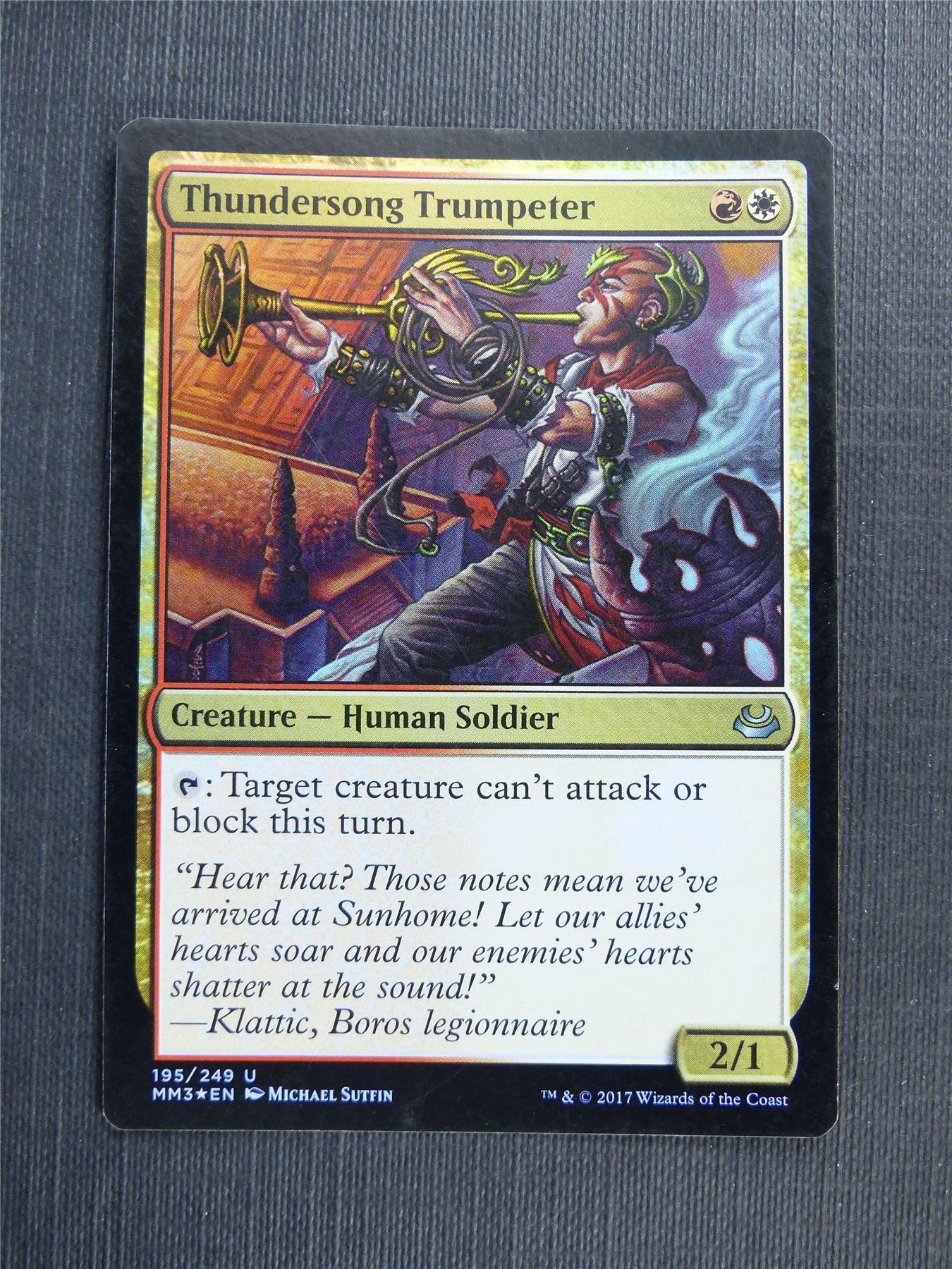 Thundersong Trumpeter Foil - Mtg Magic Cards #5AD