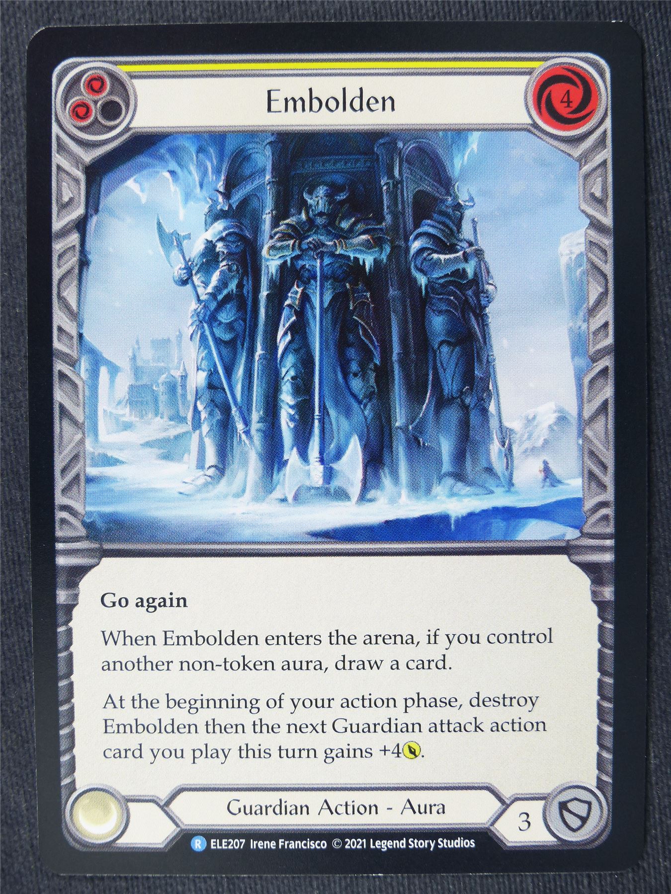 Embolden R Yellow - 1st Ed Tales of Aria - Flesh and Blood