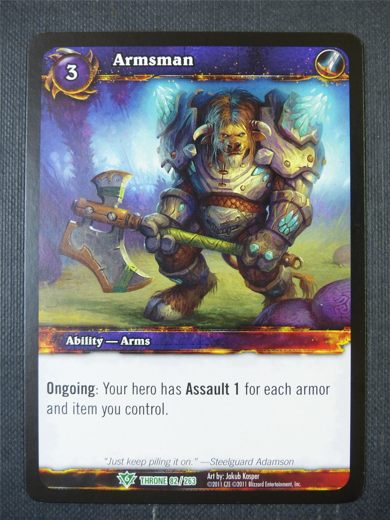 Armsman 82/263 - WoW Card #1CZ