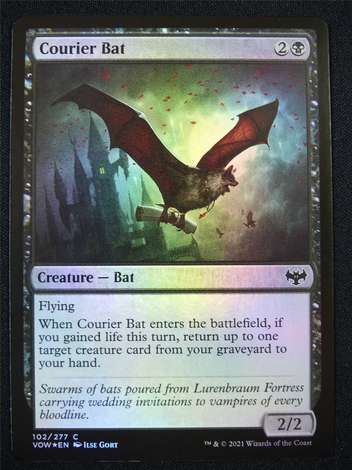 Courier Bat Foil - Mtg Card #1NK