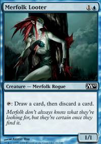 Mtg Magic Card: M10 : Merfolk Looter