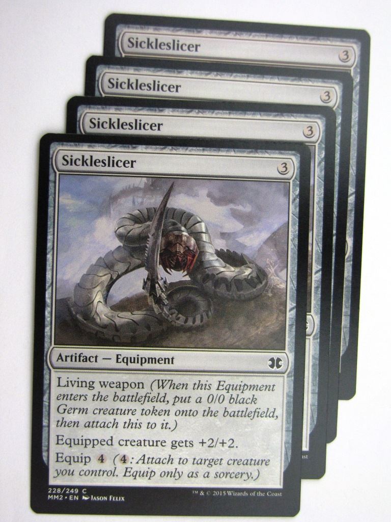 MTG MODERN MASTERS TWO: SICKLESLICER x4 # 28C1