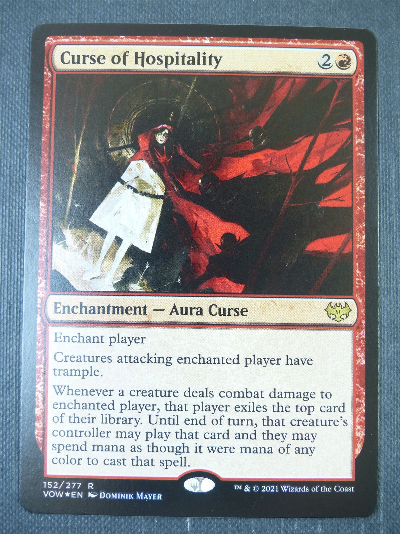 Curser of Hospitality Foil - Mtg Card #XX Curser of Hospitality Foil - Mtg Card #XX
