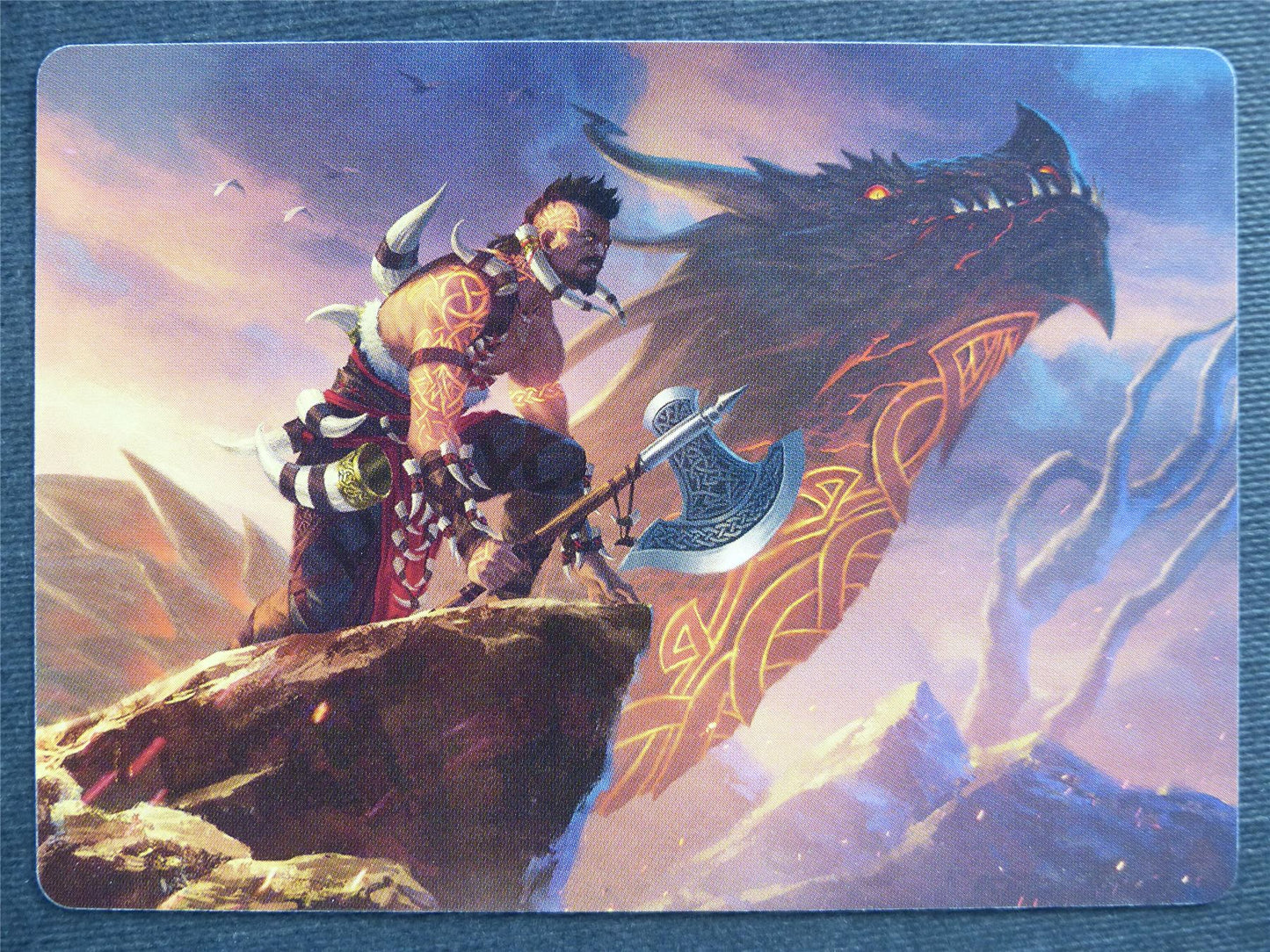 Dragonkin Berserker 32/81 Art - Mtg Magic Cards #4D