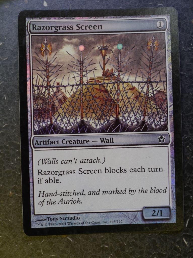 MTG Magic Cards: RAZORGRASS SCREEN FOIL # 4H76
