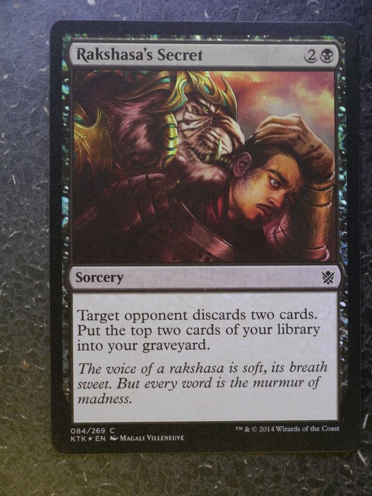MTG Magic Cards: RAKSHASA'S SECRET FOIL # 4J30